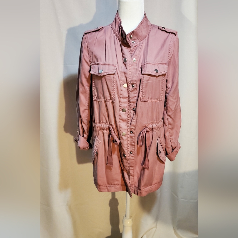 Loft Light Pink Utility Jacket. Size Small